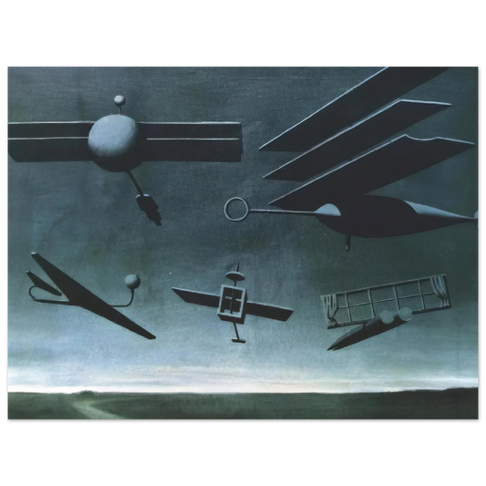 Black Flag by René Magritte (1937) – art poster