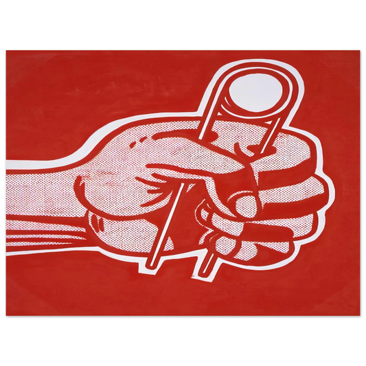 The Grip by Roy Lichtenstein (1962) – art poster