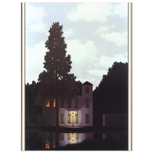 The Empire Of Lights 1 by René Magritte (1954) – art poster