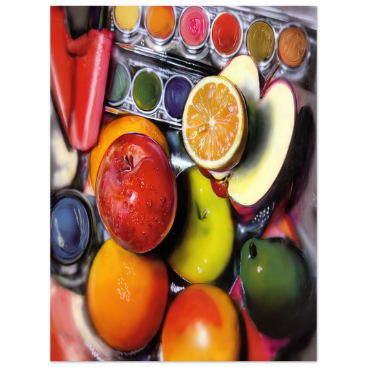 Energy Apples by Audrey Flack (1980) – art poster, view 2