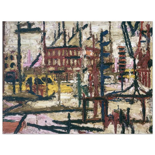 Mornington Crescent by Frank Auerbach – art poster