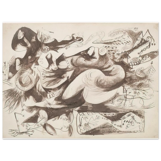 Untitled O Connor Thaw 770 by Jackson Pollock – art poster