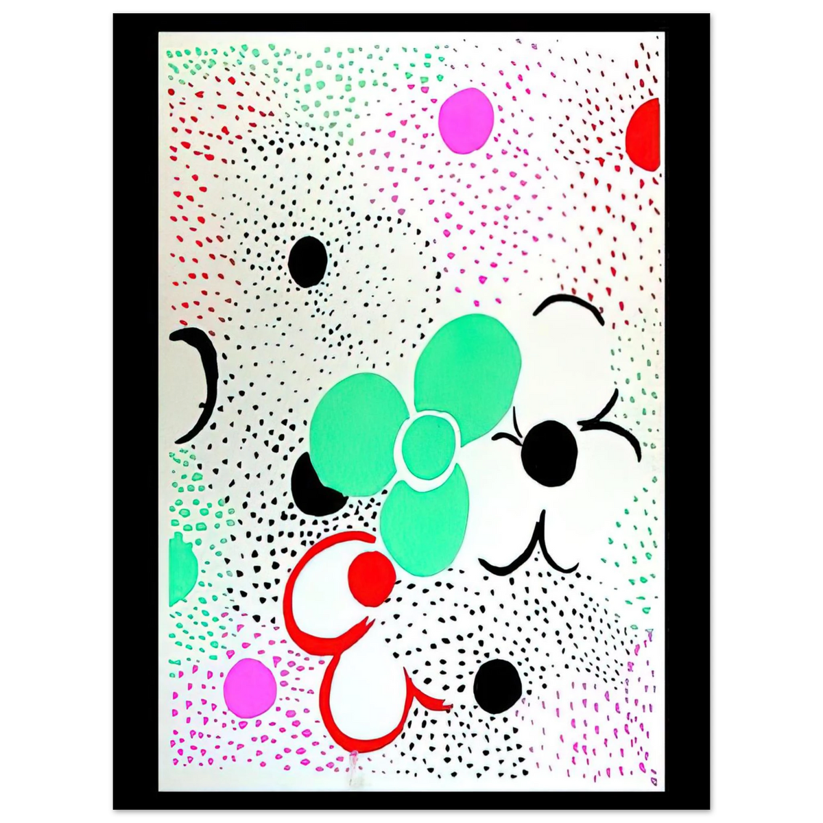 Composition by Sonia Delaunay – art poster, view 2