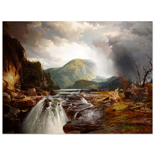 The Wilds Of Lake Superior by Thomas Moran – art poster, view 2
