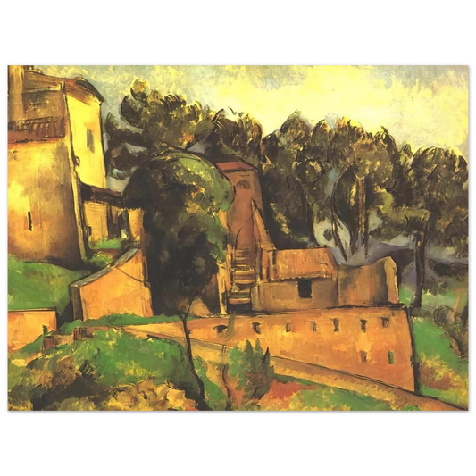The Farm Of Bellevue by Paul Cézanne – art poster
