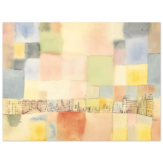 Neuer Stadtteil In M by Paul Klee (1928) – art poster, view 2