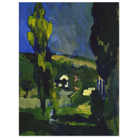 Poplars by Andre Derain (1900) – art poster, view 2
