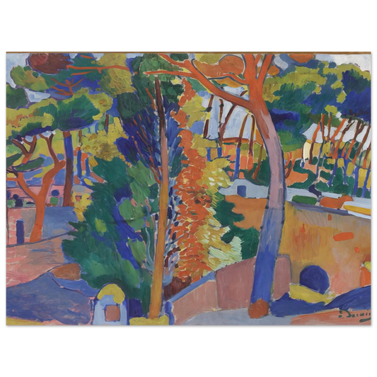 Bridge Over The Riou by Andre Derain (1906) – art poster, view 2