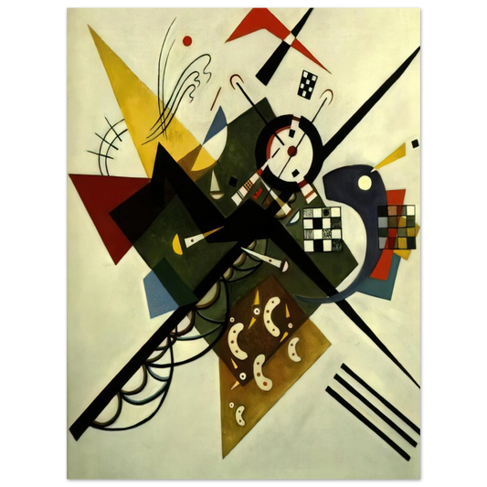 On White II by Wassily Kandinsky (1923) – art poster