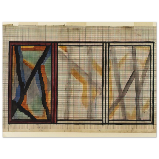 Preliminary Design For Lady Hamilton Rug by Vanessa Bell (1914) – art poster