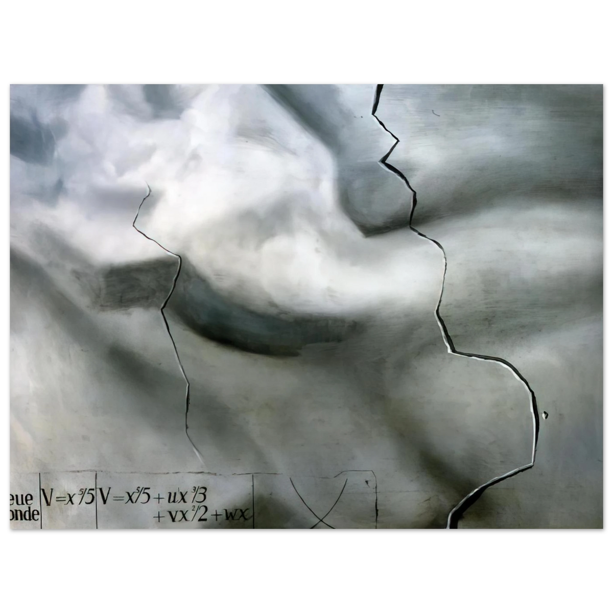 Topological Abduction Of Europe Homage To Rene Thom by Salvador Dali – art poster, view 2