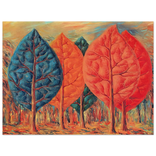 The Fire by René Magritte (1943) – art poster, view 2