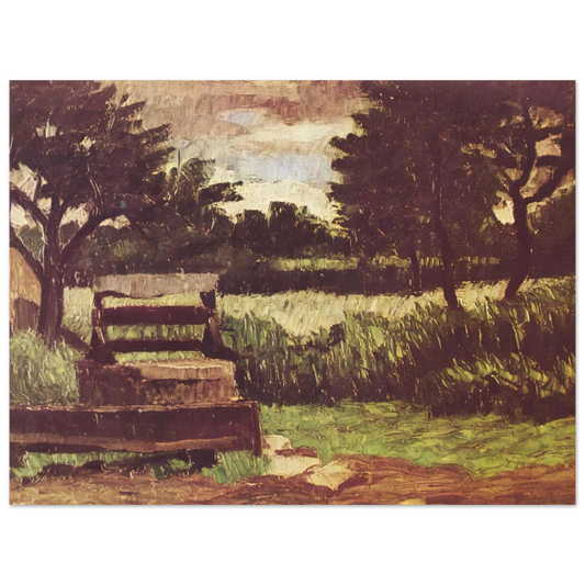 Landscape With Fountain by Paul Cézanne – art poster, view 2