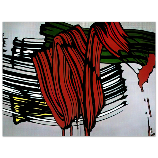 Big Painting No 6 by Roy Lichtenstein (1965) – art poster