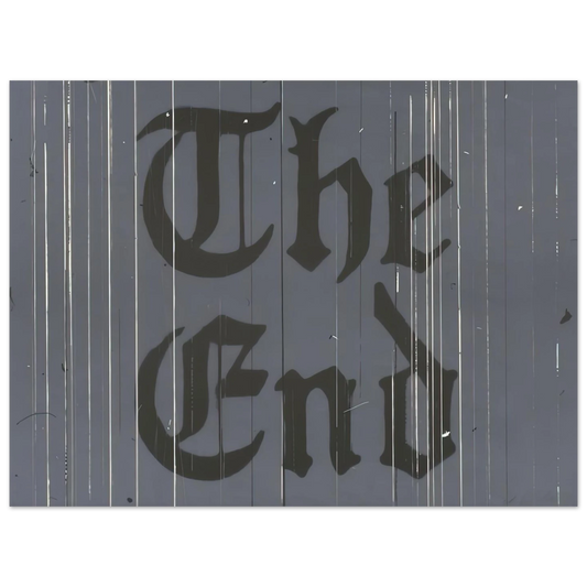 The Final End by Edward Ruscha (1991) – art poster