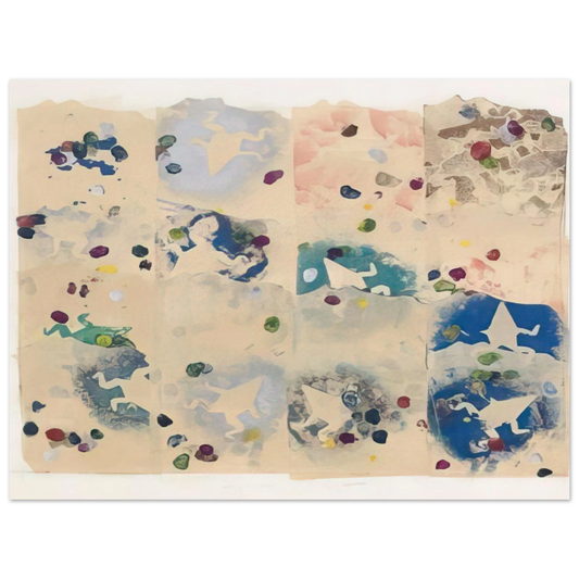 Rane E Specchi by Alighiero Boetti (1980) – art poster