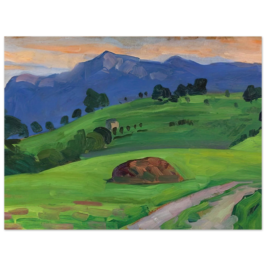 Bergwiese by Gabriele Munter (1910) – art poster