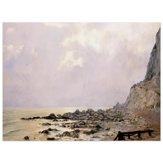 The Cliffs Of Douvres by Theo van Rysselberghe (1881) – art poster