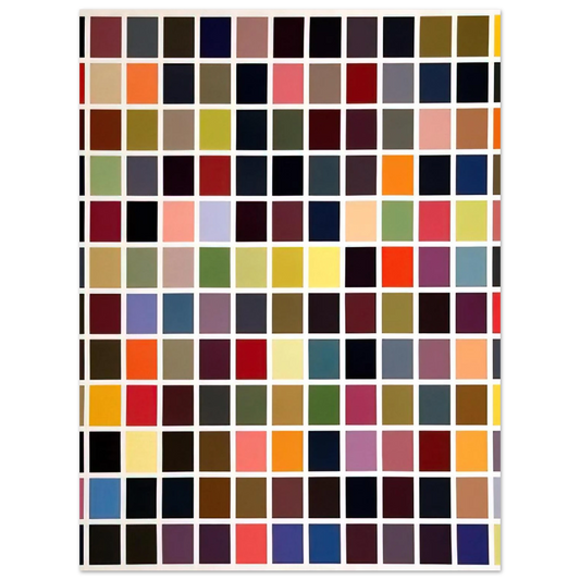 180 Colors by Gerhard Richter – art poster