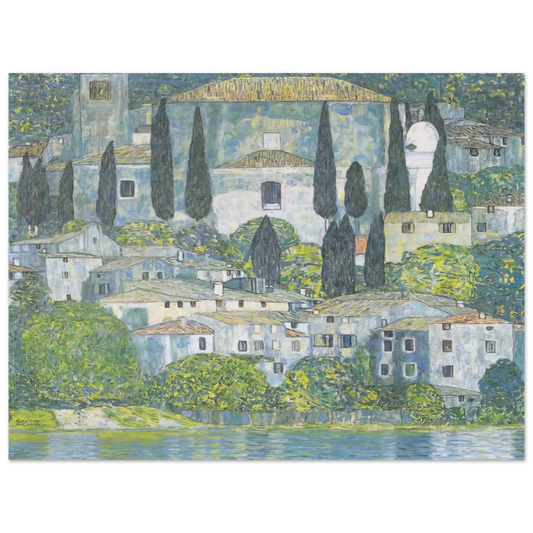 Church in Cassone by Gustav Klimt (1913) – art poster, view 2