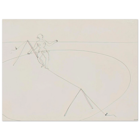 Tightrope Walker by Alexander Calder (1932) – art poster