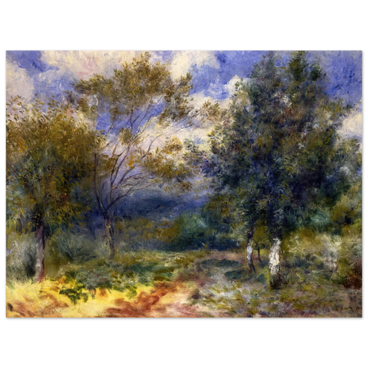 Sunny Landscape by Pierre-Auguste Renoir – art poster