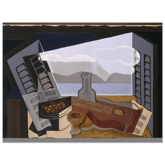 The Open Window by Juan Gris (1921) – art poster