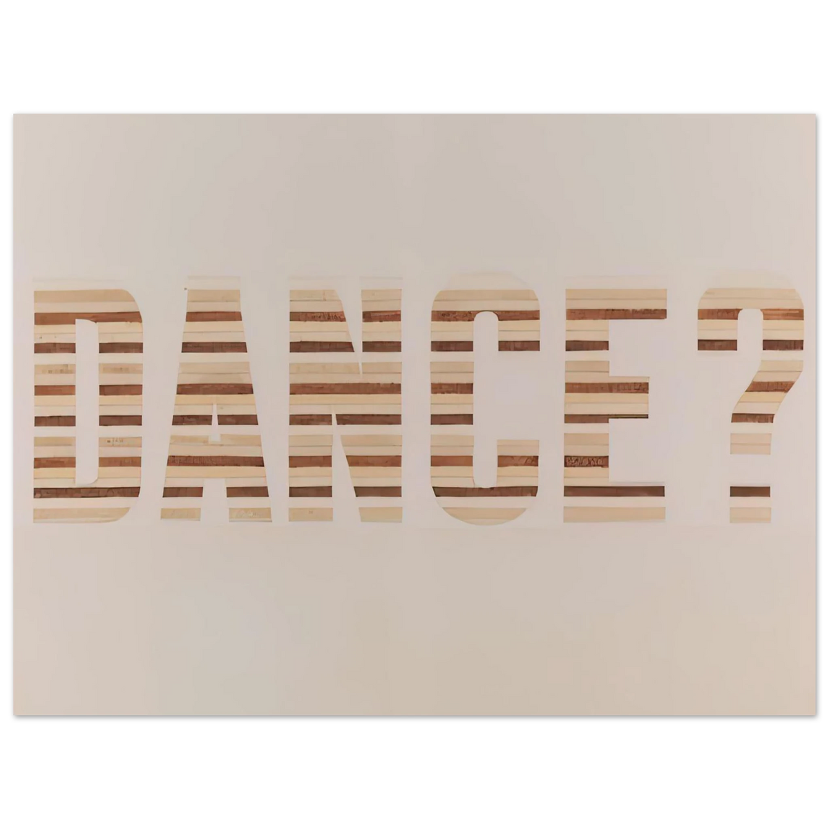 Dance by Edward Ruscha (1973) – art poster, view 2