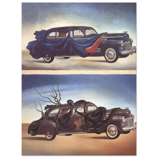 Car Clothing Clothed Automobile by Salvador Dali – art poster