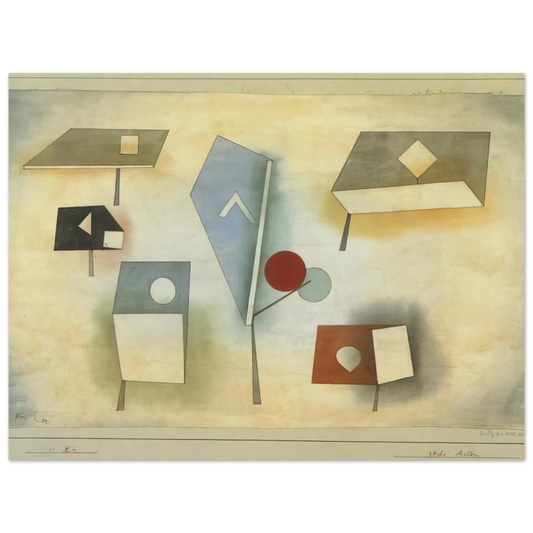 Six Species by Paul Klee (1921) – art poster, view 2