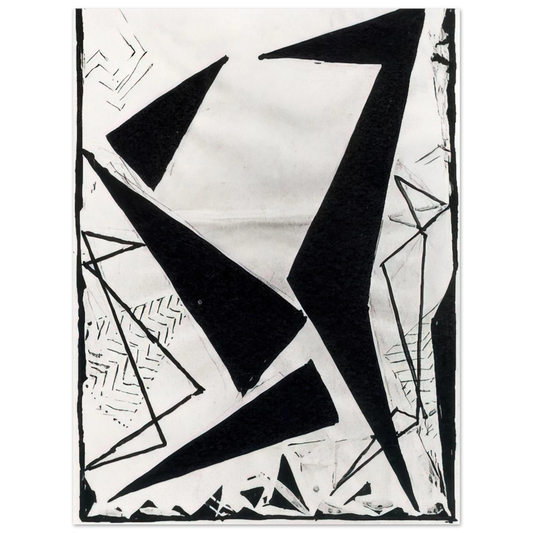 Study In Black And White by Frantisek Kupka – art poster, view 2
