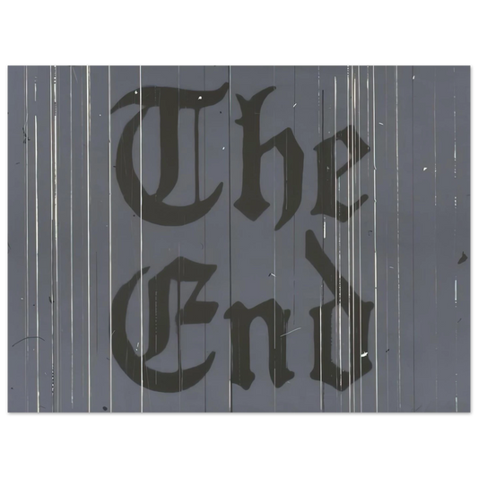 The Final End by Edward Ruscha (1991) – art poster, view 2