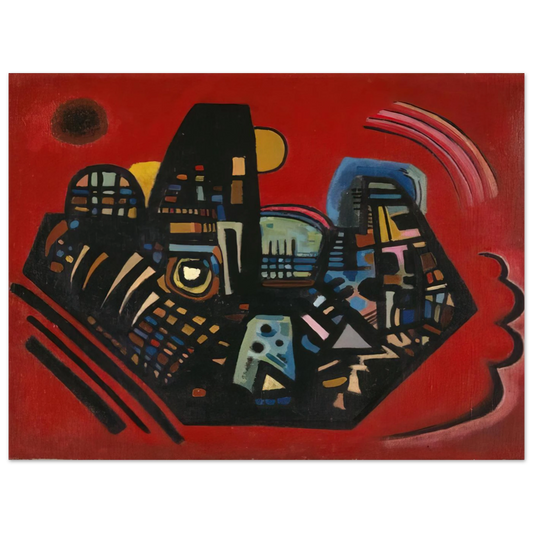 Black Red by Wassily Kandinsky (1928) – art poster, view 2