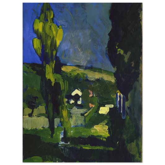 Poplars by Andre Derain (1900) – art poster