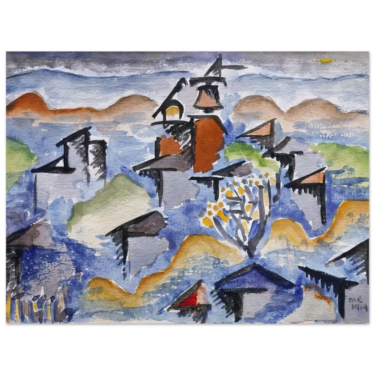 Landscape by Man Ray – art poster