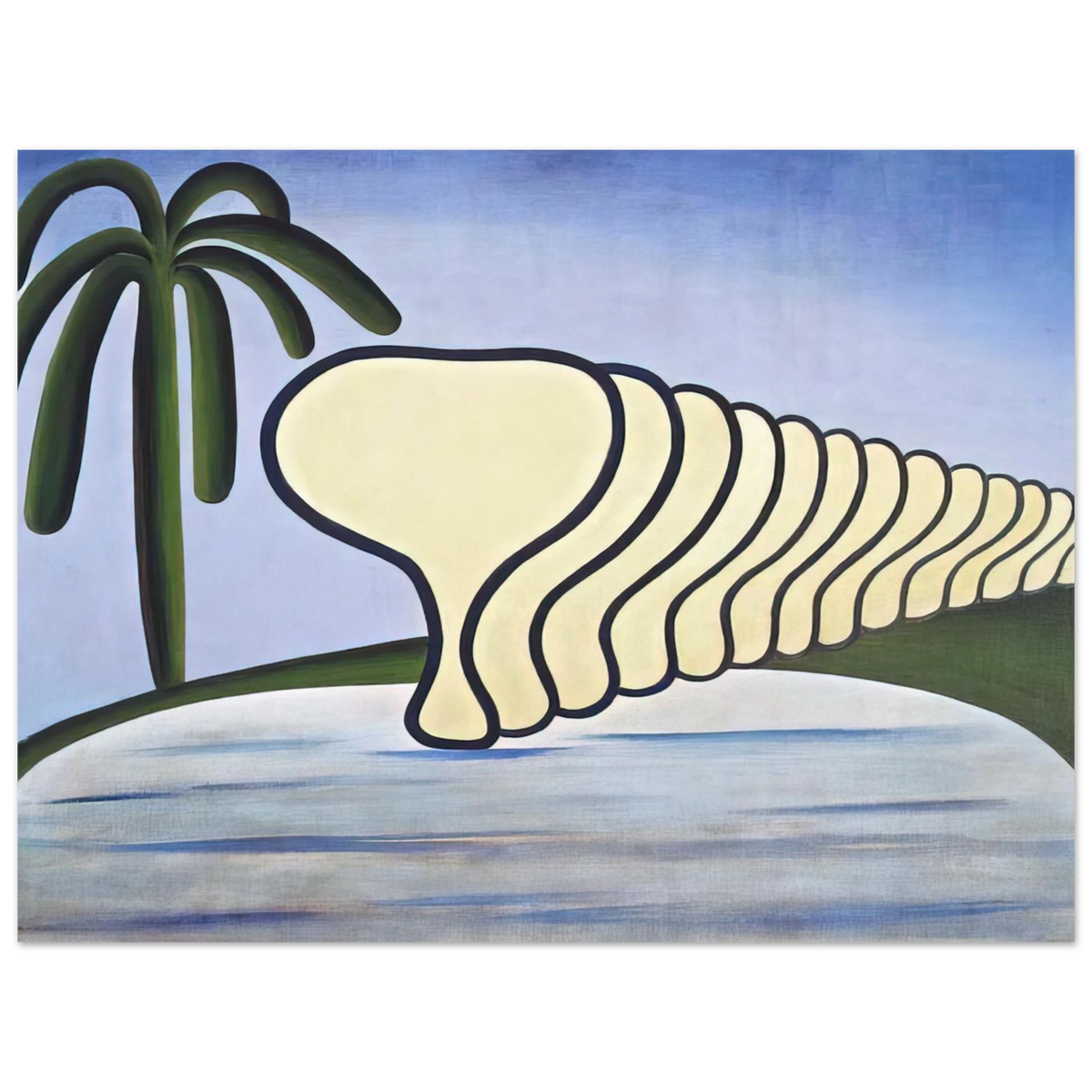 Sleep by Tarsila do Amaral – art poster, view 2