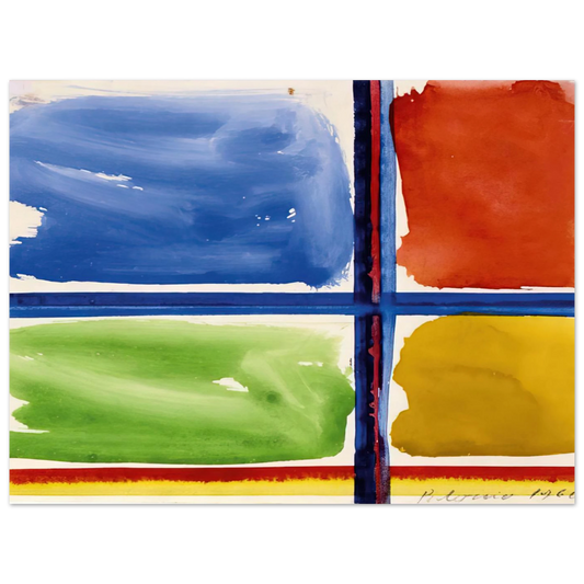 Fensterkreuz II by Blinky Palermo (1966) – art poster