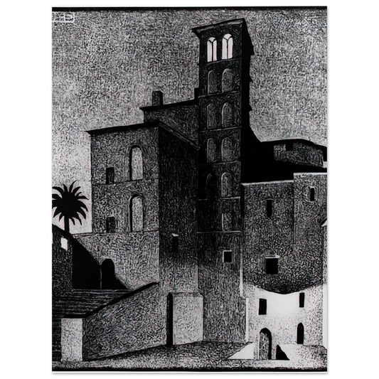 Ss Giovanni Et Paolo Rome May by M.C. Escher (1936) – art poster, view 2