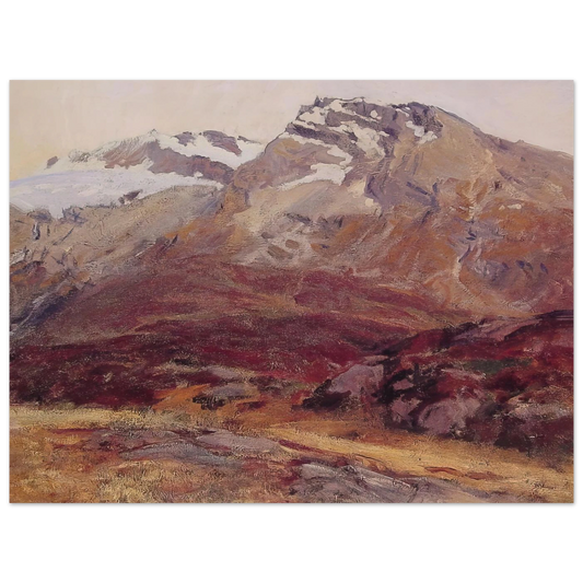 Coming Down From Mont Blanc by John Singer Sargent – art poster, view 2