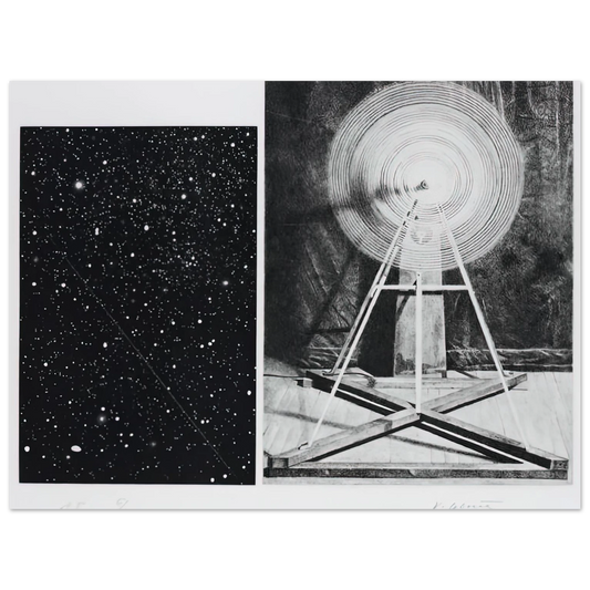 Concentric Bearings A by Vija Celmins (1984) – art poster