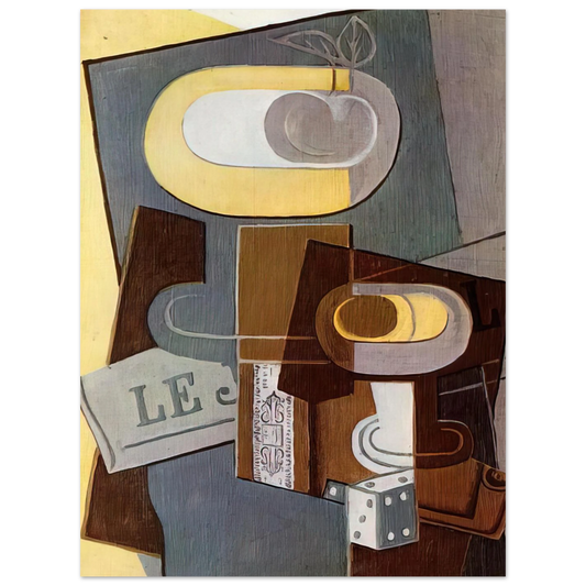 The Dice by Juan Gris (1922) – art poster