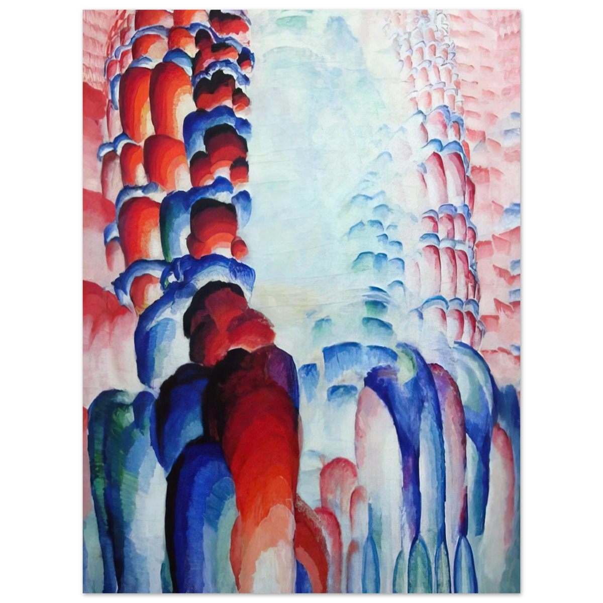 Hindu Motif, Or Graduated Red by Frantisek Kupka – art poster, view 2
