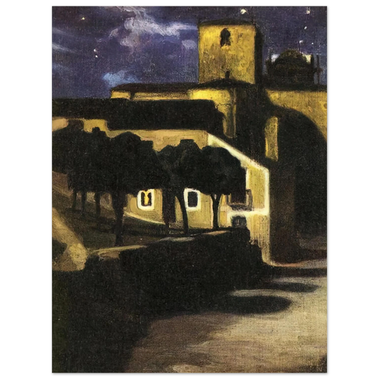 Night Scene In Avila by Diego Rivera (1907) – art poster, view 2