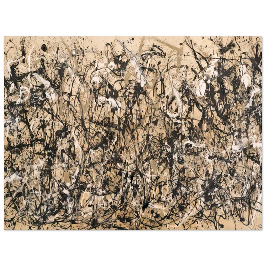 Autumn Rhythm Number 30 by Jackson Pollock (1950) – art poster, view 2