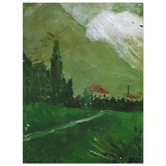 Landscape Near Figueras by Salvador Dali – art poster