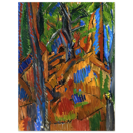 Trees by Raoul Dufy (1913) – art poster