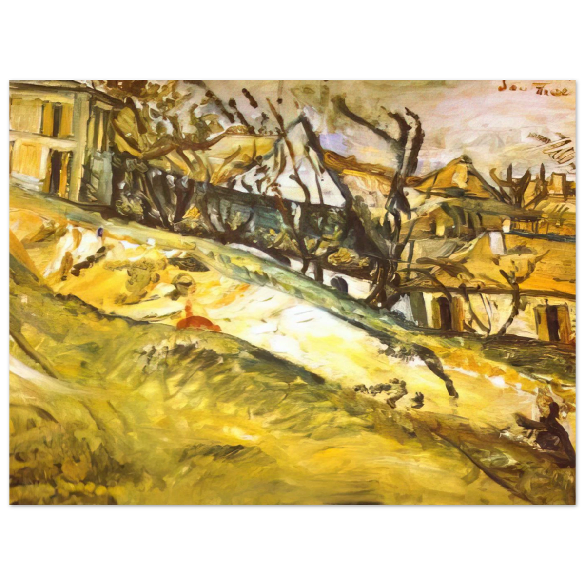 Landscape 1 by Chaim Soutine – art poster