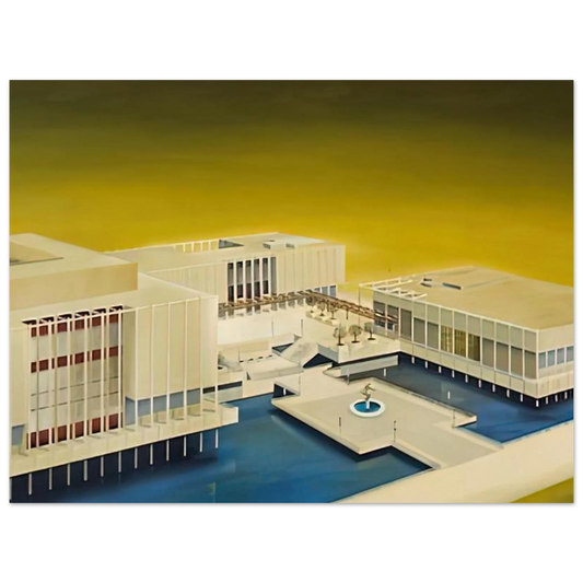 The Los Angeles County Museum On Fire by Edward Ruscha (1968) – art poster, view 2
