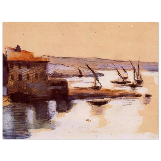 Seascape by Paul Cézanne – art poster