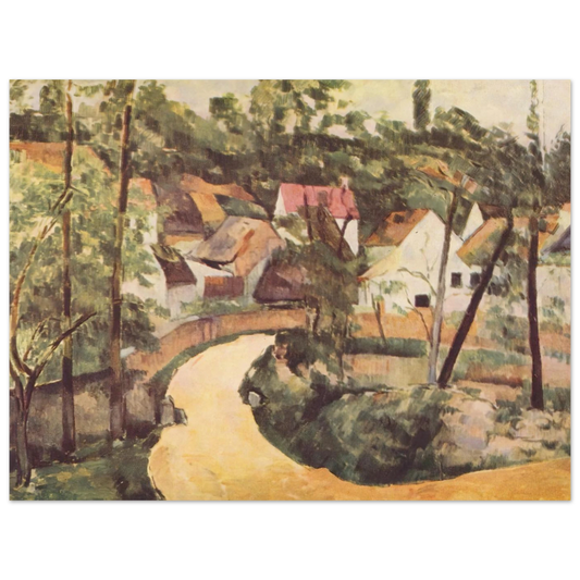 A Turn In The Road by Paul Cézanne – art poster